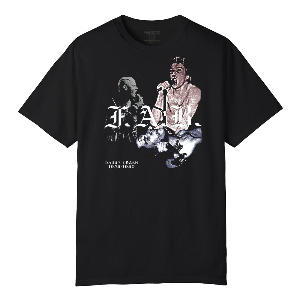 DARBY CRASH OG TEE - FAB PRODUCTIONS
