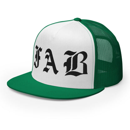 3D LOGO TRUCKIN HAT - FAB PRODUCTIONS