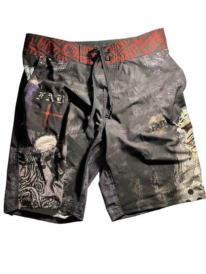 FAB HYBRID SURF SKATE TRUNKS