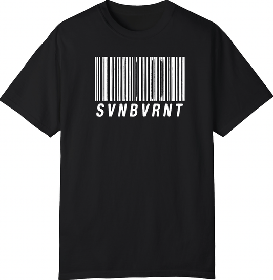 BLACK SVNBURNT TEE - FAB PRODUCTIONS