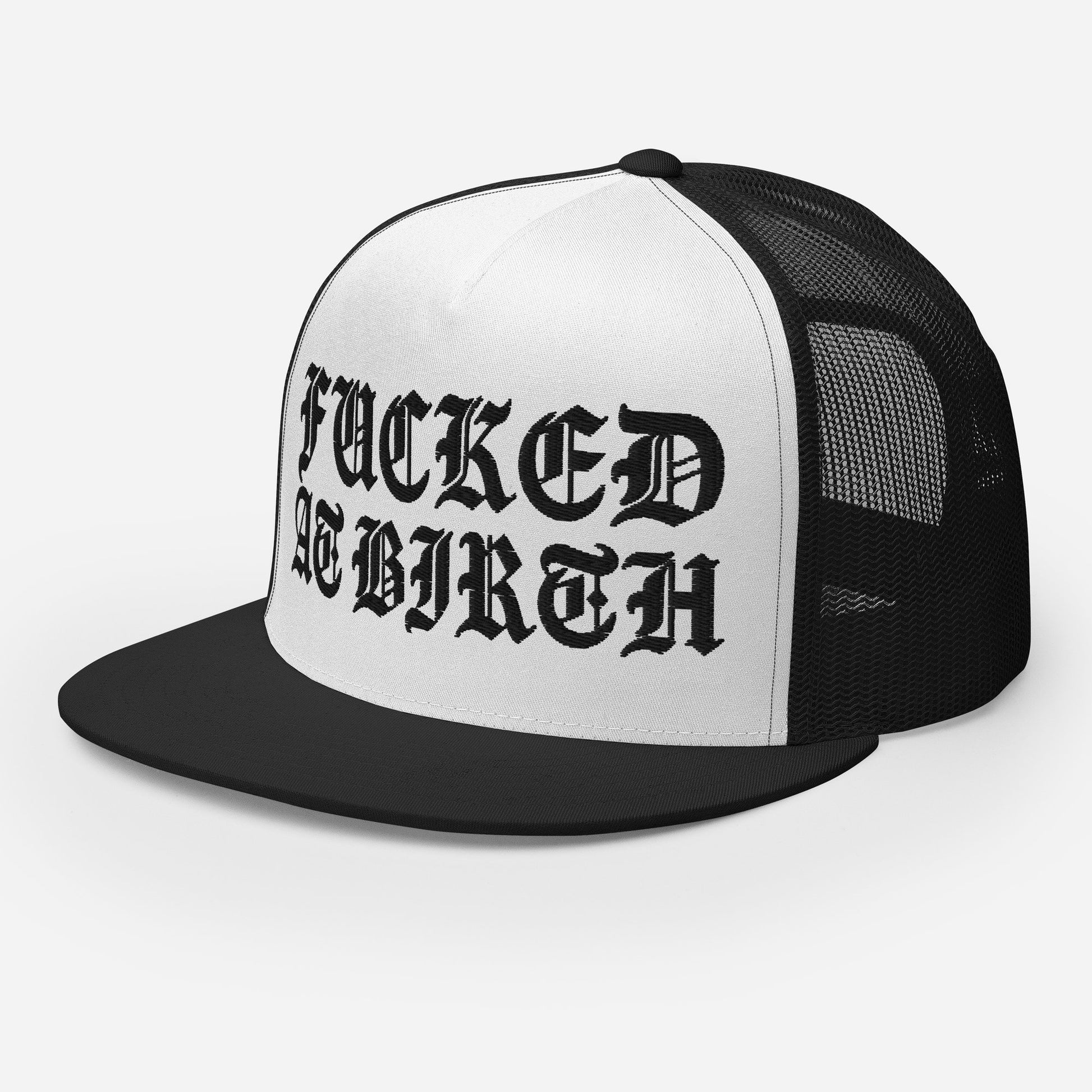 BLASTED FAB BLK TRUCKER - FAB PRODUCTIONS