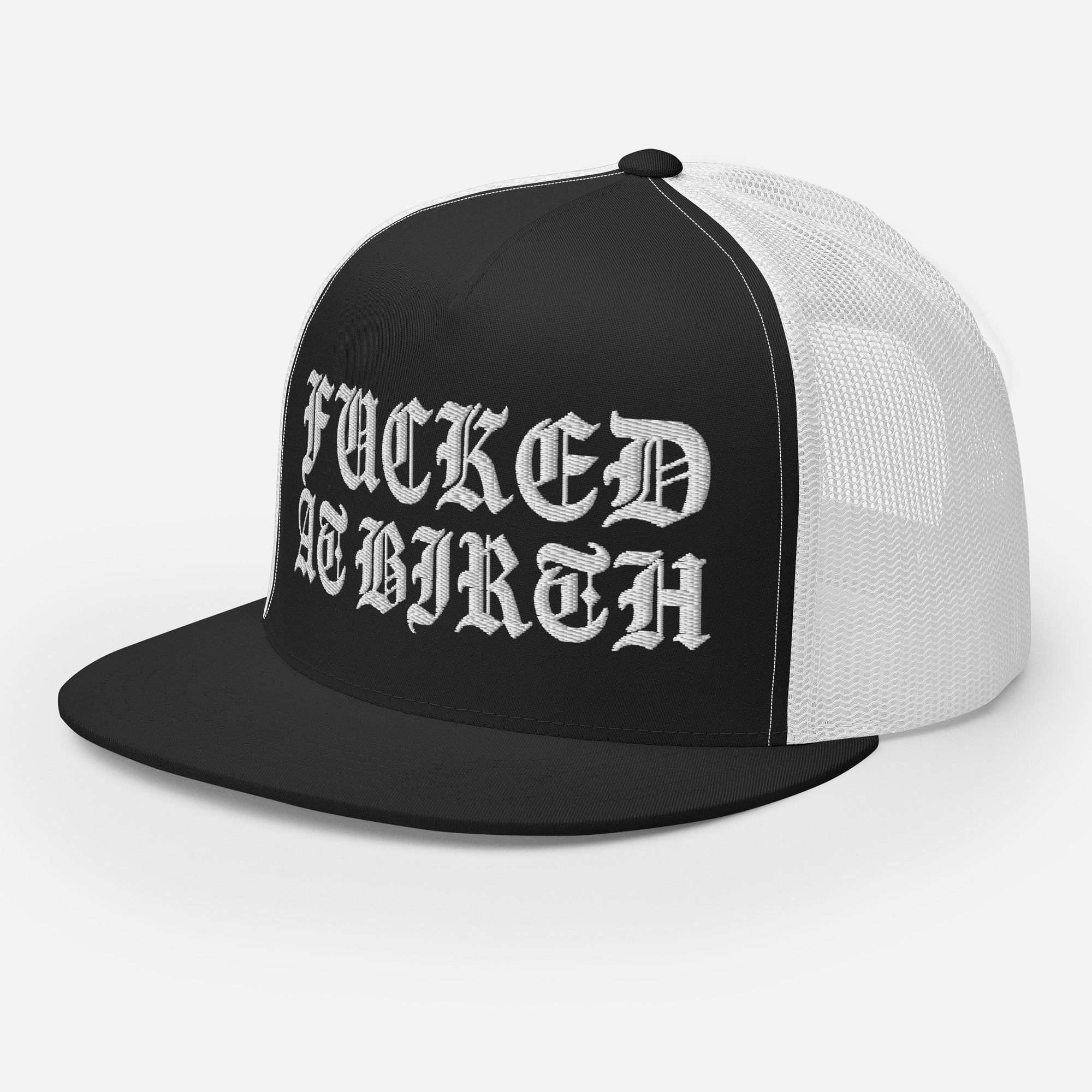 BLASTED FAB TRUCKER HAT - FAB PRODUCTIONS