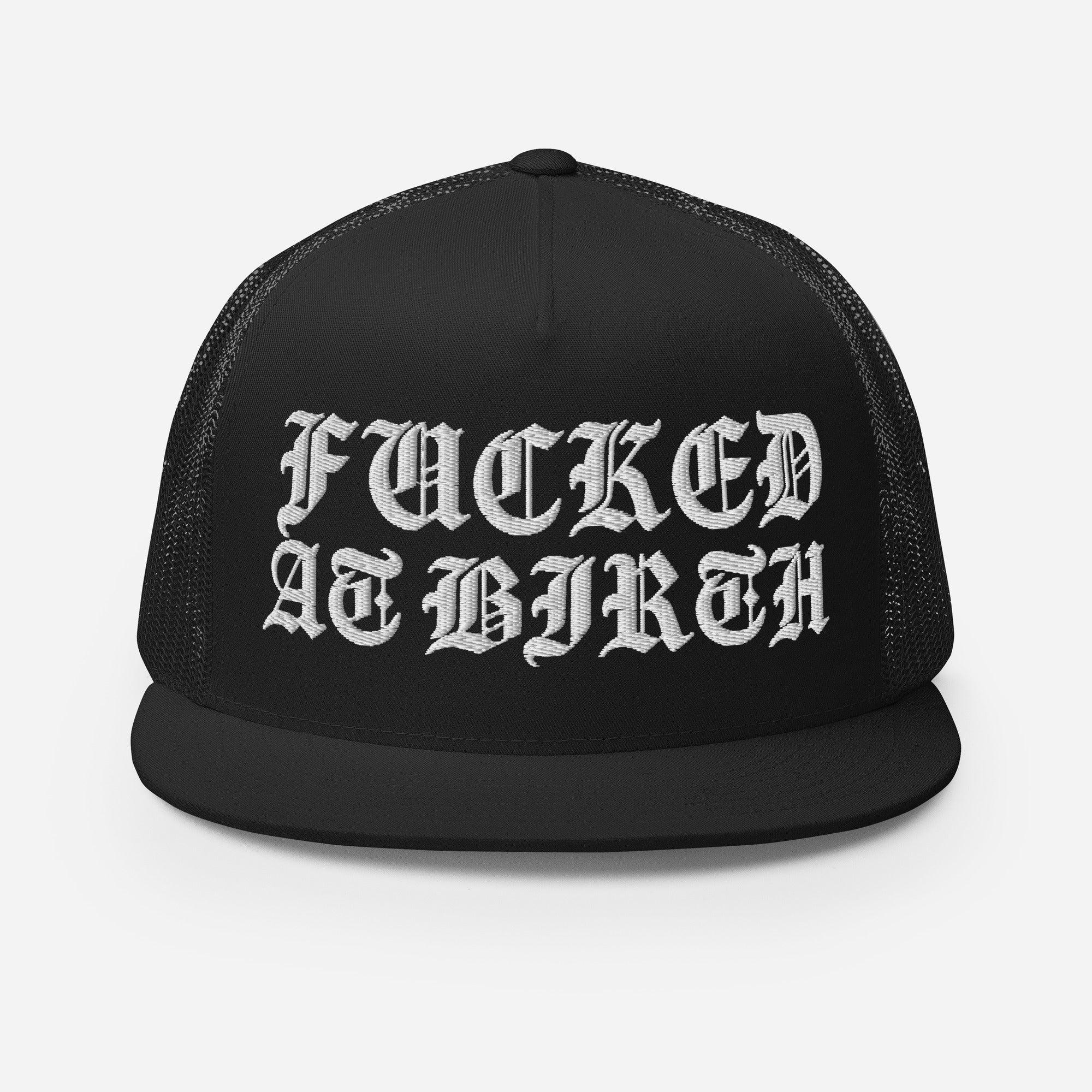 BLASTED FAB TRUCKER HAT - FAB PRODUCTIONS