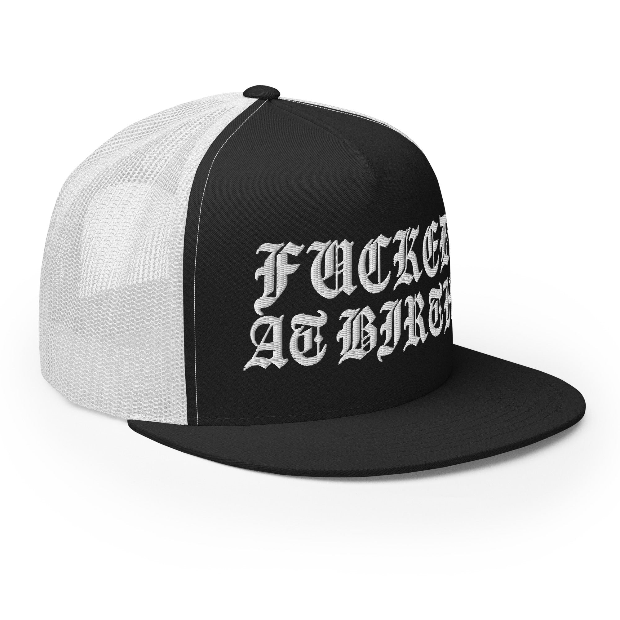 BLASTED FAB TRUCKER HAT - FAB PRODUCTIONS