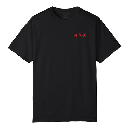 BLOODY DRIP SKULL TEE - FAB PRODUCTIONS