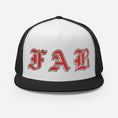 Load image into Gallery viewer, FAB PARTY TRUCKER HAT - FAB PRODUCTIONS
