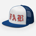 Load image into Gallery viewer, FAB PARTY TRUCKER HAT - FAB PRODUCTIONS
