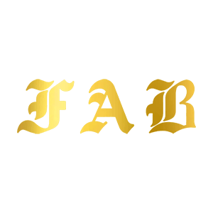 FAB VINYL STICKER - FAB PRODUCTIONS