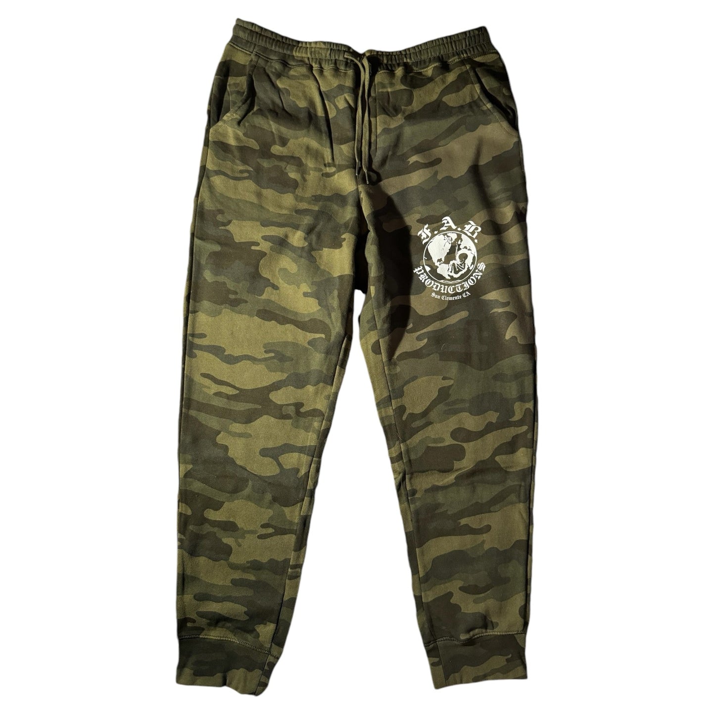 FAB WOODLAND CAMO SWEATPANTS - FAB PRODUCTIONS