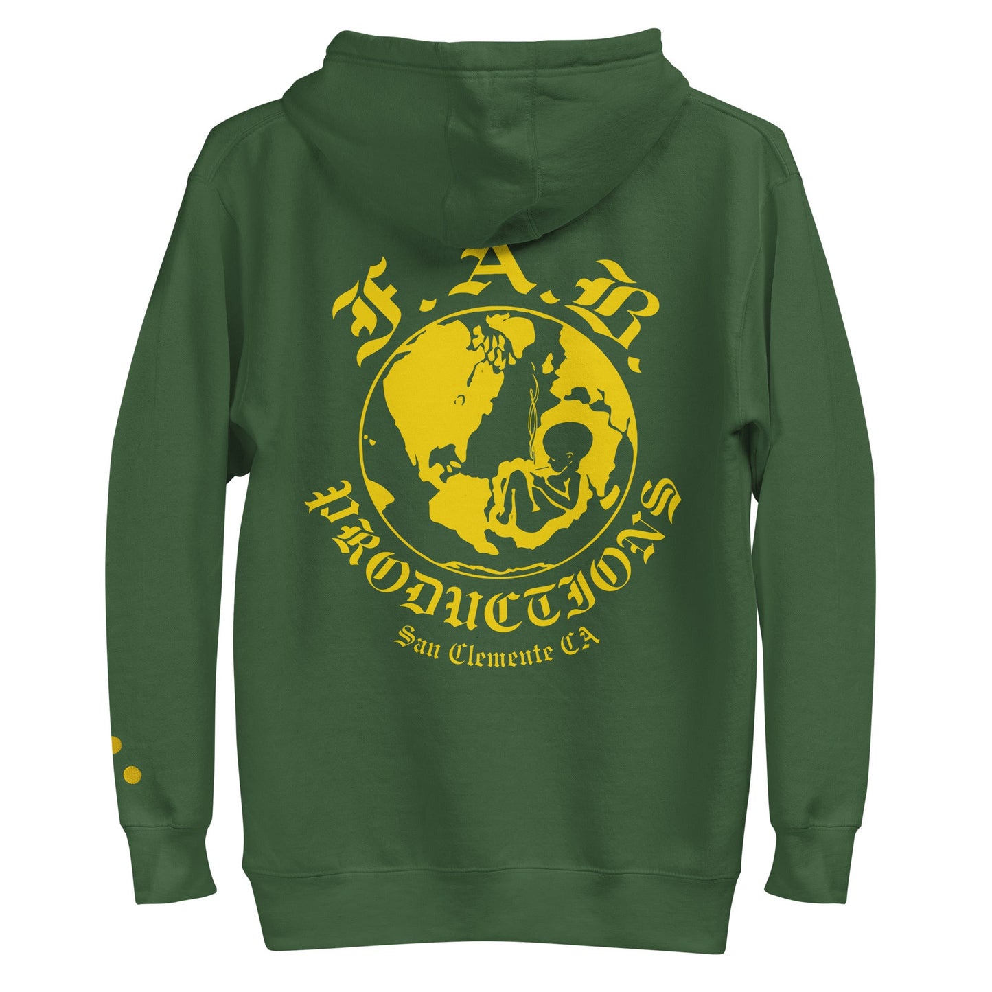 GANG GREEN HOODIE - FAB PRODUCTIONS