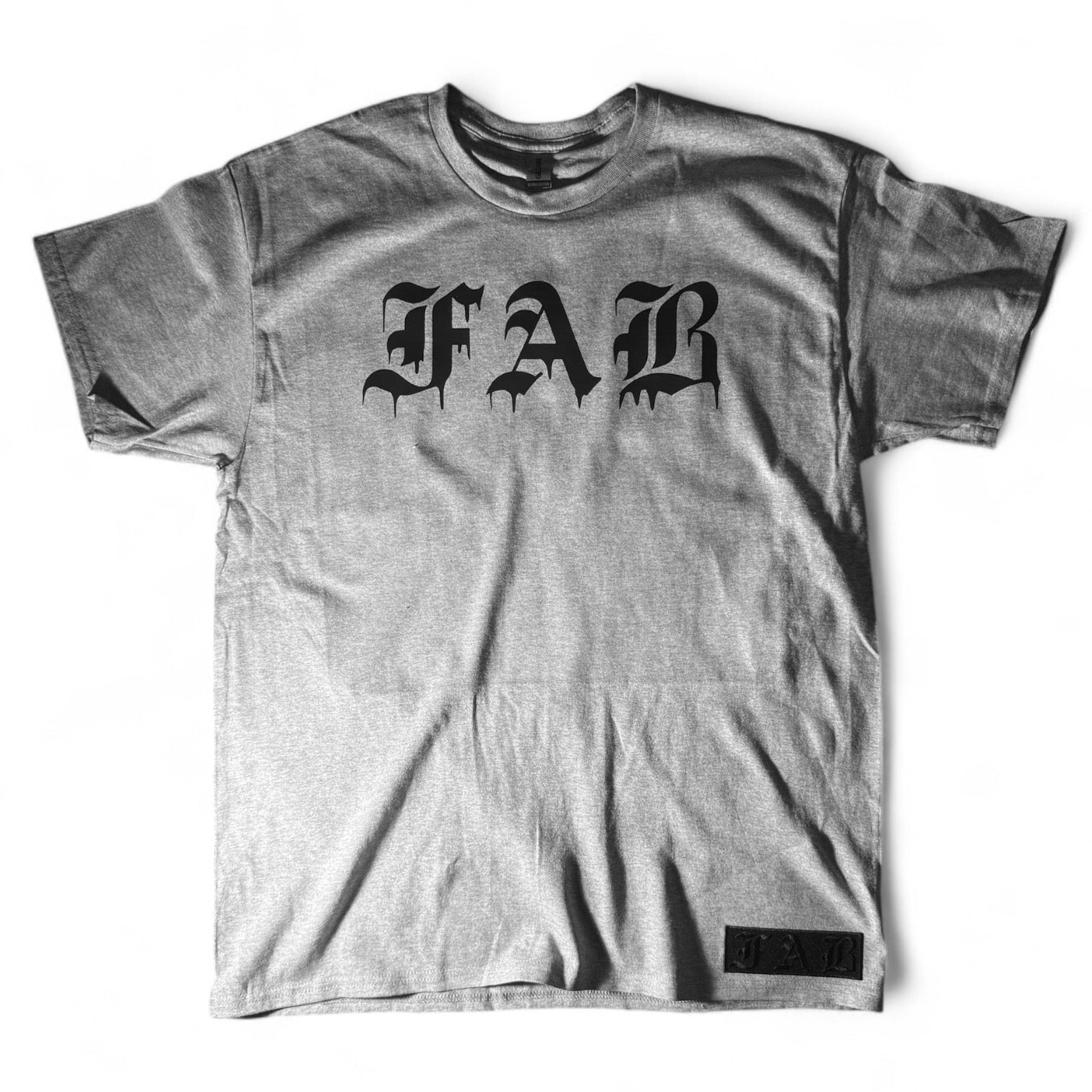 Heathered Drip FAB Tee - FAB PRODUCTIONS