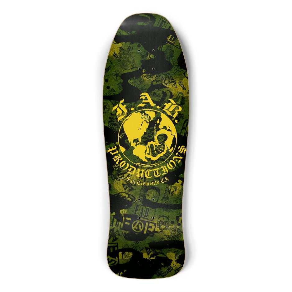 ISLAND CAMO OLD SCHOOL DECK - FAB PRODUCTIONS