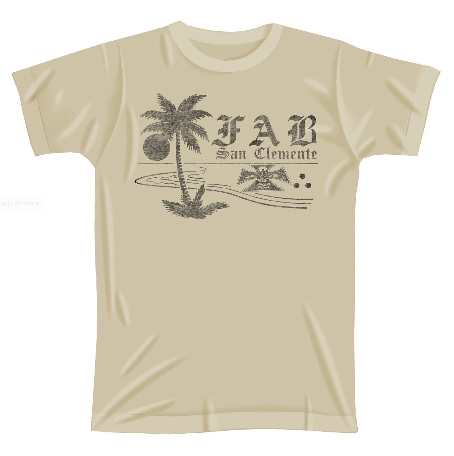 JUST BEACHY TEE - FAB PRODUCTIONS