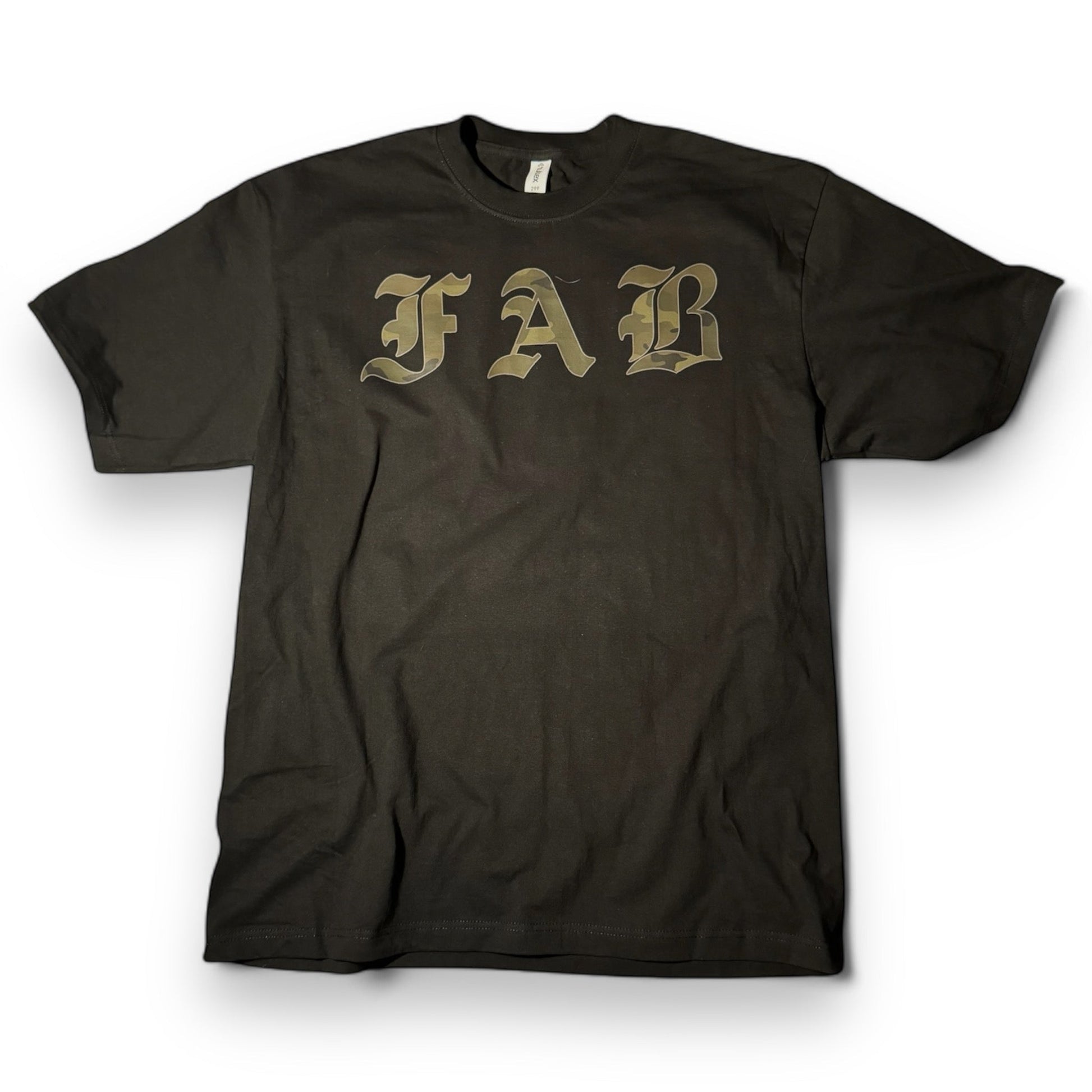 Woodland FAB Camo tee - FAB PRODUCTIONS